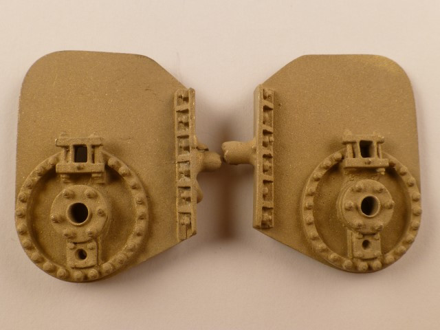 Zylinderwand, Triebwerkseite, für Einheitslok (BR 50/41 etc.),  paar rechts/links, Höhe x Breite 40 x 31,5mm