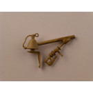Glocke mit Klöppel und Winkelhalter OHNE kleine Dampfpfeife
